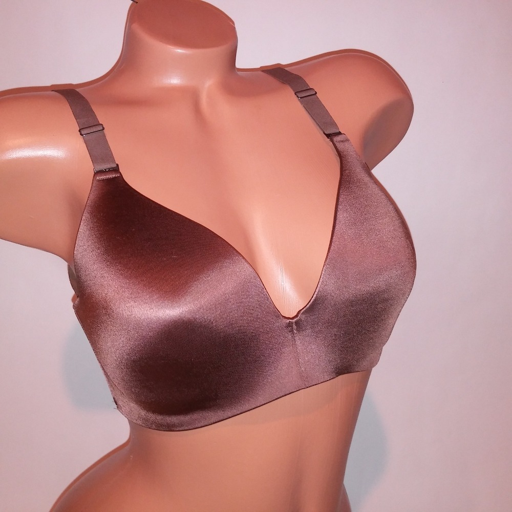 Soma Bra 34D Natalie Lightly Lined Solid Brown Wireless
